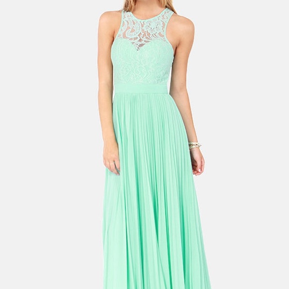 BARIANO TEAL MINT GREEN LONG DRESS XSMALL - Picture 4 of 7